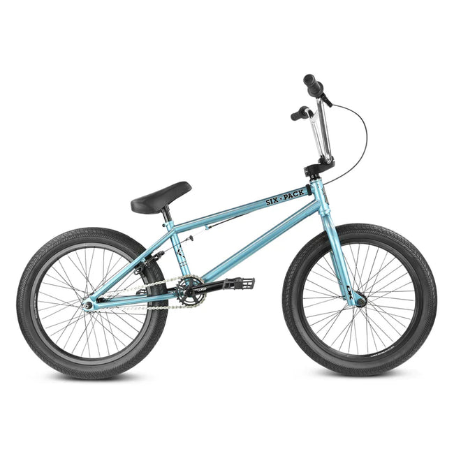 DK Six Pack 20.5"TT BMX Freestyle Bike-Retro Blue - 1