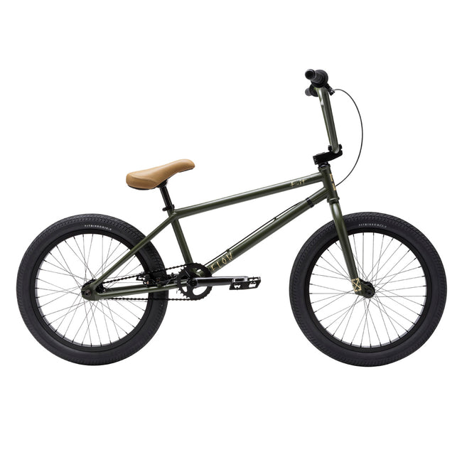 Fit Flow 21"TT BMX Freestyle Bike-Matte Green - 1
