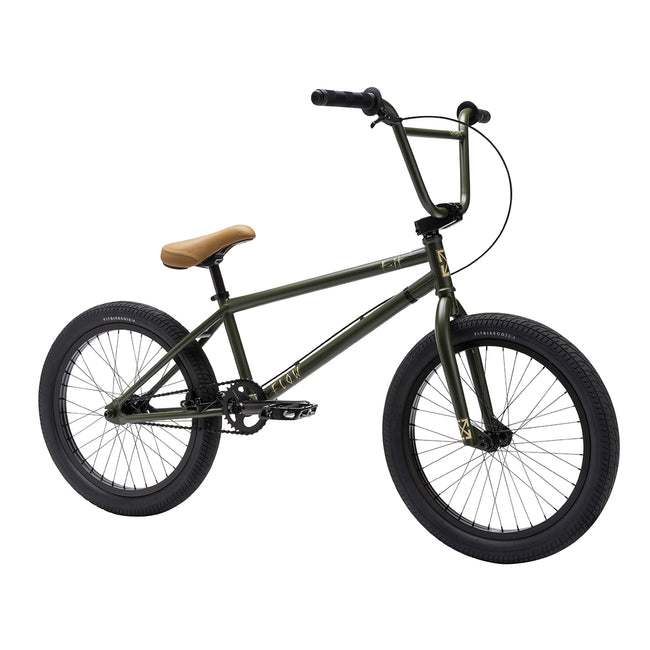 Fit Flow 21"TT BMX Freestyle Bike-Matte Green - 2