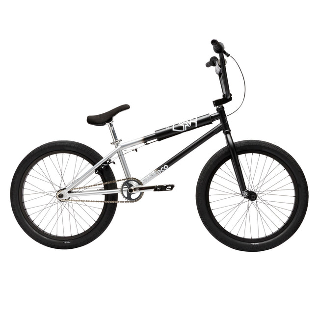 Fit Series 22" BMX Freestyle Bike-Black Silver Fade - 1