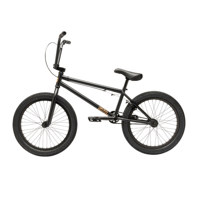 Fit STR 20.75&quot;TT BMX Freestyle Bike-Flat Black - 3