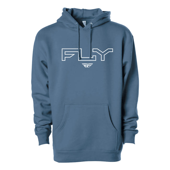 Fly Racing Edge Hoodie-Storm Blue - 1