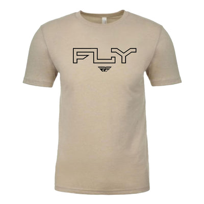 Fly Racing Edge T-Shirt-Cream