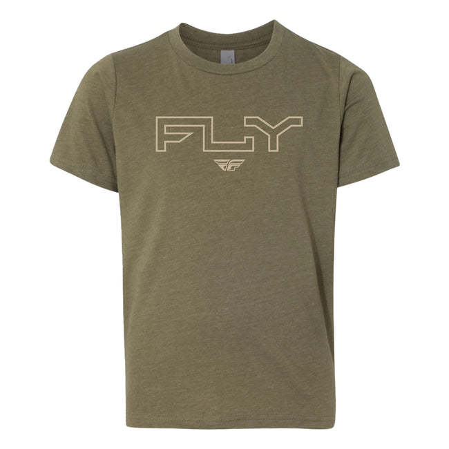 Fly Racing Edge T-Shirt-Military Green - 1