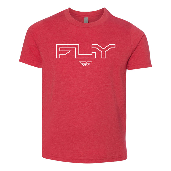 Fly Racing Edge T-Shirt-Red - 1