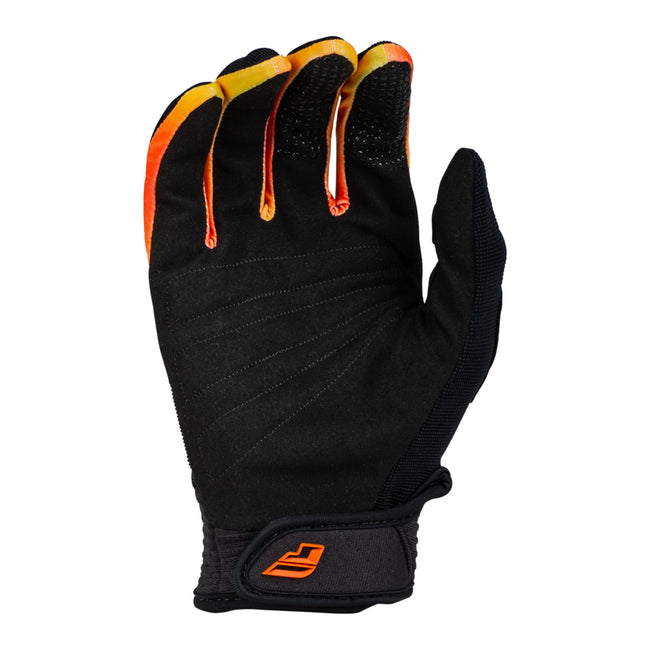 Fly Racing F-16 BMX Race Gloves-Black/Yellow/Orange - 2