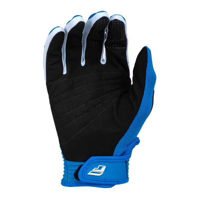 Fly Racing F-16 Bold Logo BMX Race Gloves-True Blue/White - 2