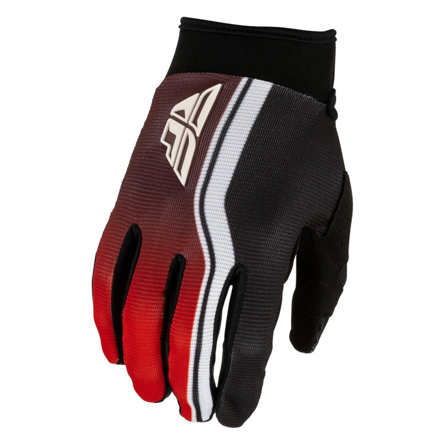 Fly Racing F-16 Raze BMX Race Gloves-Black/Red/White - 1