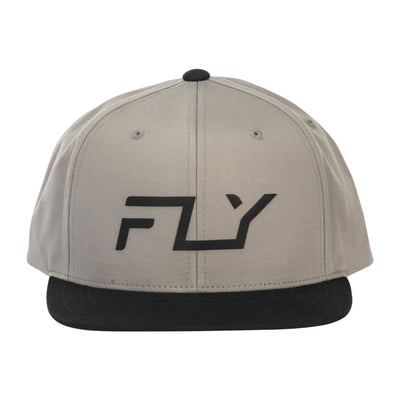 Fly Racing Flow Snapback Hat-Grey
