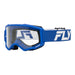 Fly Racing Focus Goggle-Blue/White with Clear Lens - 1