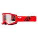 Fly Racing Focus Goggles-Red/Black With Clear Lens - 1