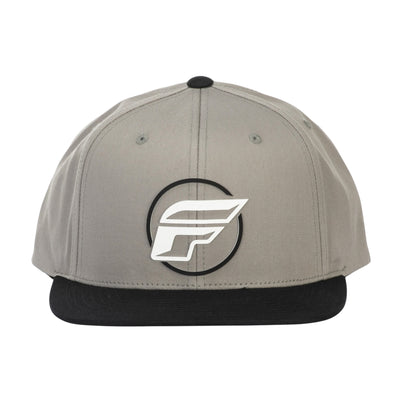 Fly Racing Half-Wing Snapback Hat-Grey