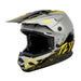 Fly Racing Kinetic Drip BMX Race Helmet-Grey/Black/Yellow - 1