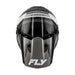 Fly Racing Kinetic Scrap BMX Race Helmet-Black/White/Grey - 3