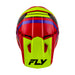 Fly Racing Kinetic Scrap BMX Race Helmet-Red/Hi-Viz/Purple/Black - 3