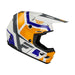 Fly Racing Kinetic Scrap BMX Race Helmet-White/Orange/Blue/Grey - 1