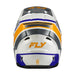 Fly Racing Kinetic Scrap BMX Race Helmet-White/Orange/Blue/Grey - 4