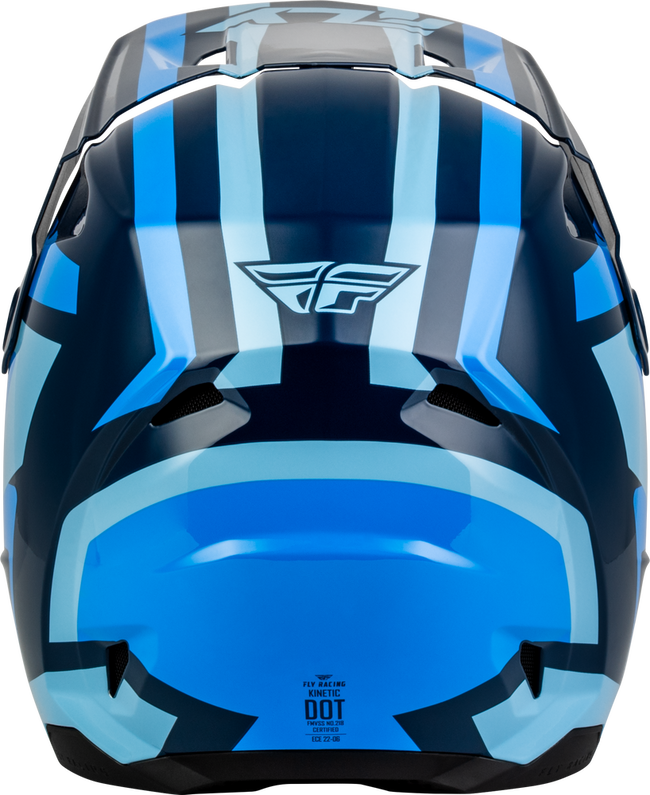 Fly Racing Kinetic Sync BMX Race Helmet-Navy/Blue/Light Blue - 4