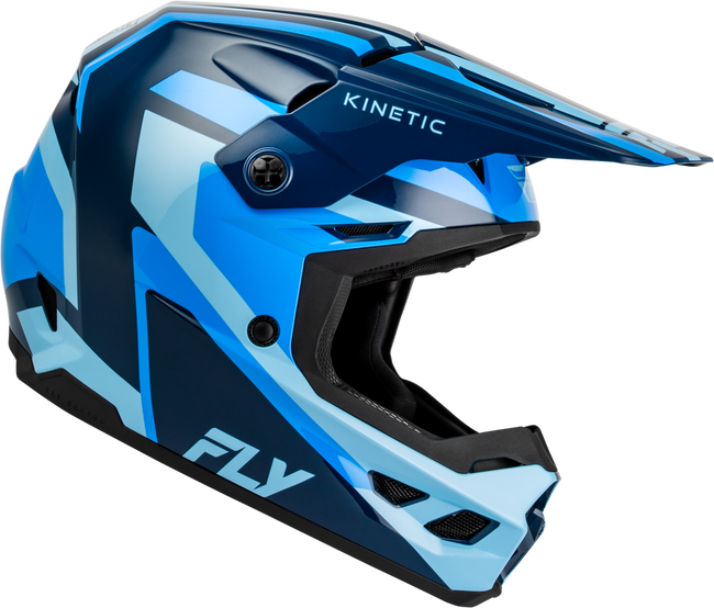 Fly Racing Kinetic Sync BMX Race Helmet-Navy/Blue/Light Blue - 1