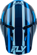 Fly Racing Kinetic Sync BMX Race Helmet-Navy/Blue/Light Blue - 3