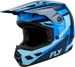 Fly Racing Kinetic Sync BMX Race Helmet-Navy/Blue/Light Blue - 2
