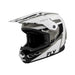 Fly Racing Kinetic Sync BMX Race Helmet-White/Black/Grey - 2