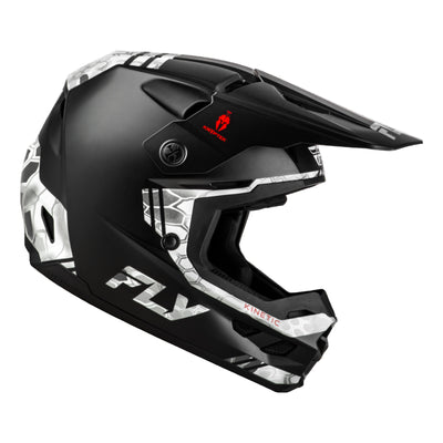 Fly Racing Kinetic Verdict Kryptek BMX Race Helmet-Black/Grey
