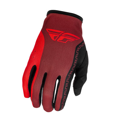 Fly Racing Lite BMX Race Gloves-Black/Red