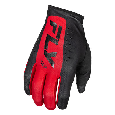 Fly Racing Lite BMX Race Gloves-Black/Red