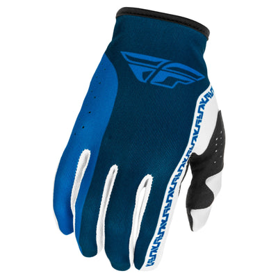 Fly Racing Lite BMX Race Gloves-Blue/White