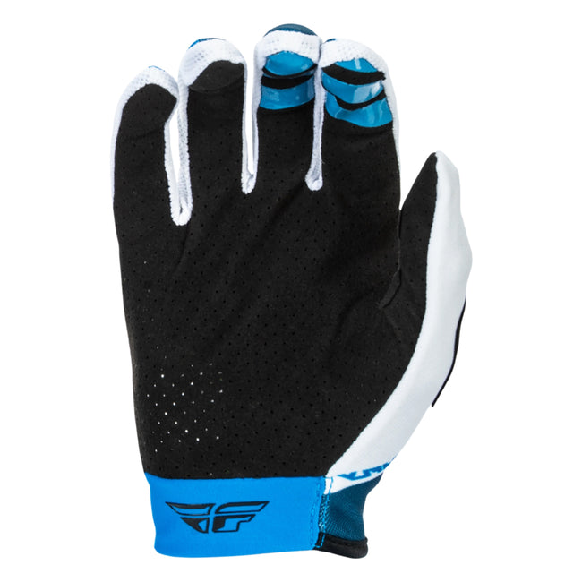 Fly Racing Lite BMX Race Gloves-Blue/White - 2