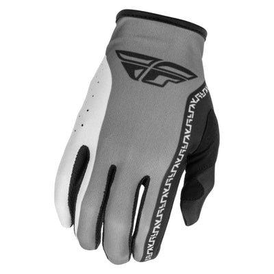 Fly Racing Lite BMX Race Gloves-Grey/Black