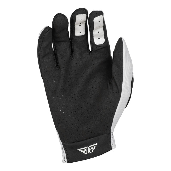 Fly Racing Lite BMX Race Gloves-White/Black - 2