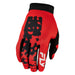Fly Racing Lite Flake BMX Race Gloves-Red/Black - 1