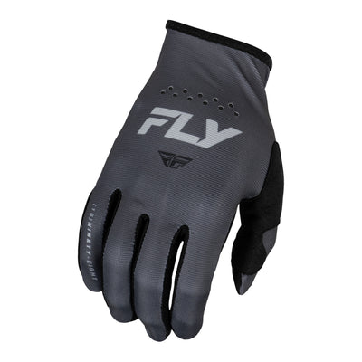 Fly Racing Lite BMX Race Gloves-Charcoal/Black