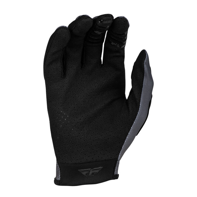 Fly Racing Lite BMX Race Gloves-Charcoal/Black - 2