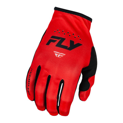 Fly Racing Lite BMX Race Gloves-Red/Black