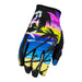 Fly Racing Lite Malibu BMX Race Gloves-Pink/Blue/Sand - 1