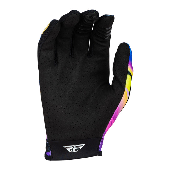 Fly Racing Lite Malibu BMX Race Gloves-Pink/Blue/Sand - 2