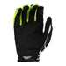 Fly Racing Lite Uncaged BMX Race Gloves-Black/White/Neon Green - 2