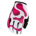 Fly Racing Lite Vibe BMX Race Gloves-White/Pink/Blue - 1