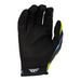 Fly Racing Lite Warped BMX Race Gloves-Black/Pink/Electric Blue - 2