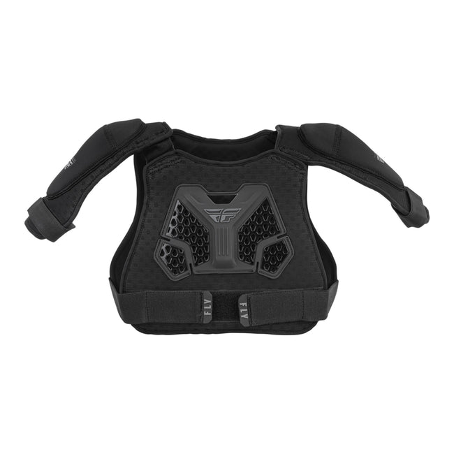 Fly Racing Peewee Revel Chest Guard-Black - 2