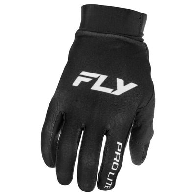 Fly Racing Pro Lite BMX Race Gloves-Black/White
