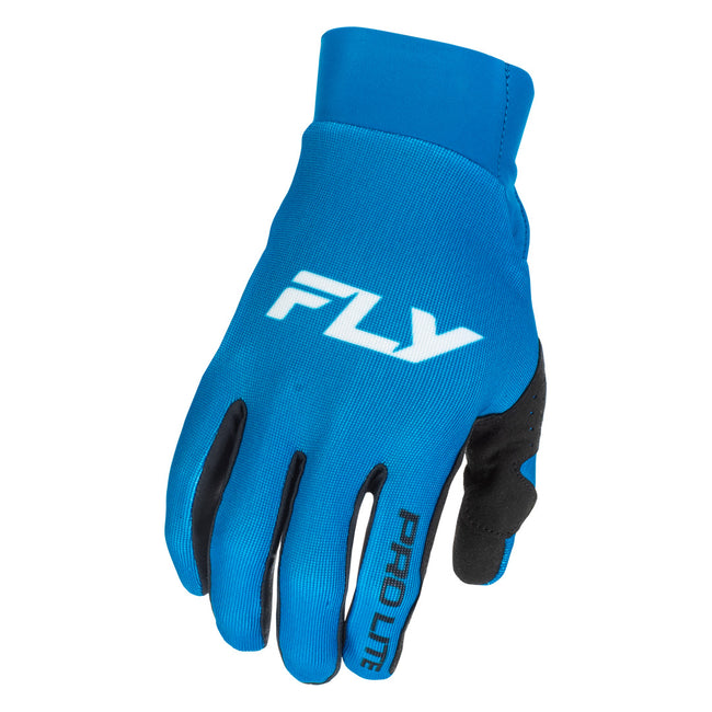 Fly Racing Pro Lite BMX Race Gloves-Blue/White - 1