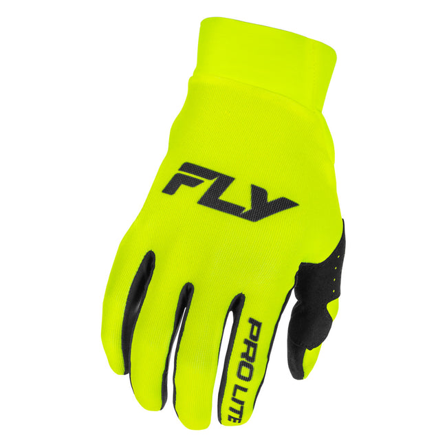 Fly Racing Pro Lite BMX Race Gloves-Hi-Viz/Black - 1