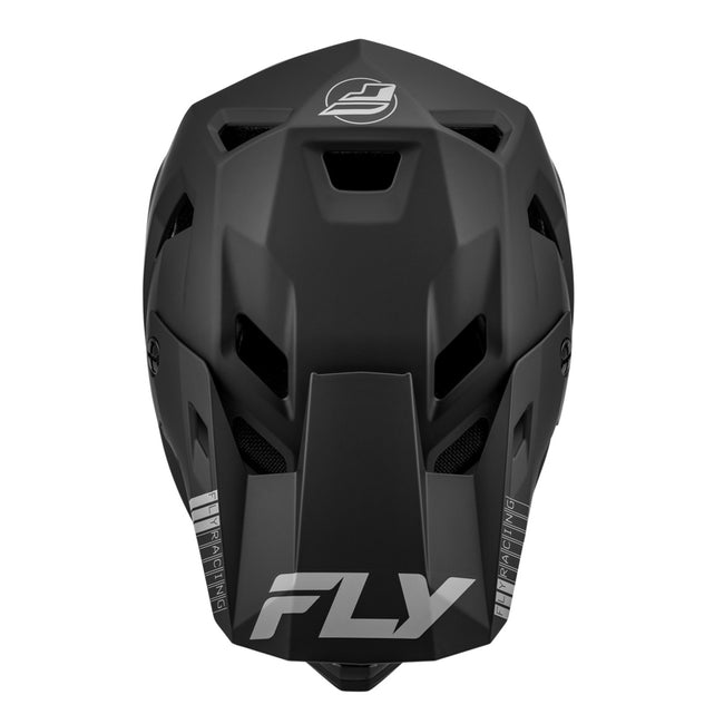 Fly Racing Rayce BMX Race Helmet-Matte Black-Bold Logo - 4
