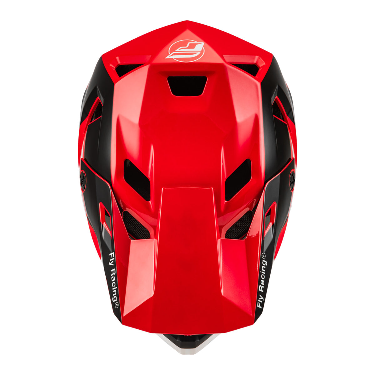 Fly Racing Rayce BMX Race Helmet-Red/Black/White