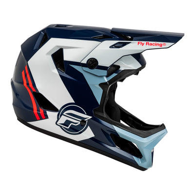Fly Racing Rayce BMX Race Helmet-Red/White/Blue