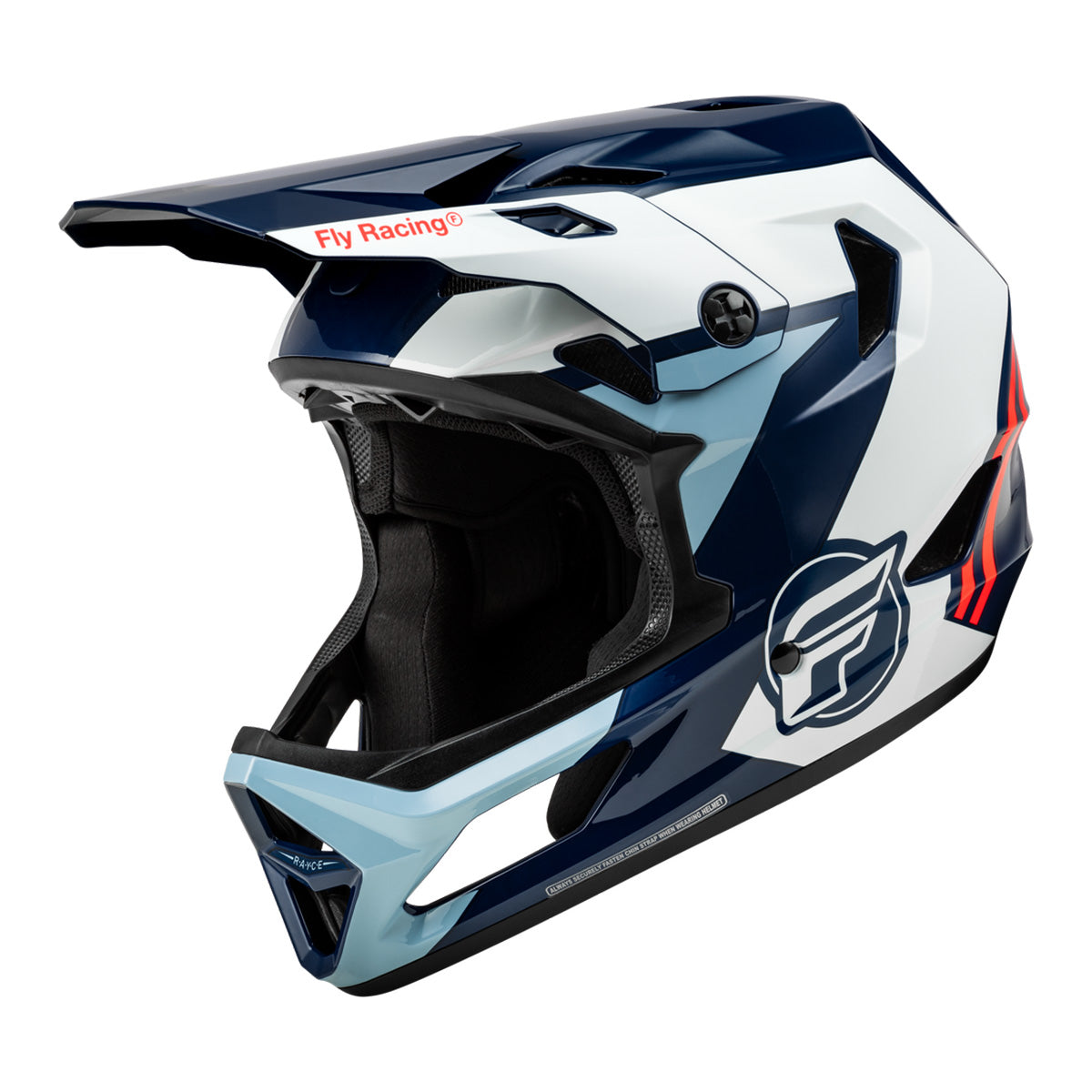 Fly Racing Rayce BMX Race Helmet-Red/White/Blue